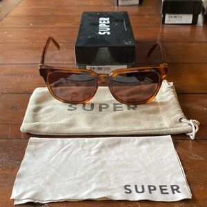 RetroSuperFuture People - Havana Glitter Unisex Sunglasses